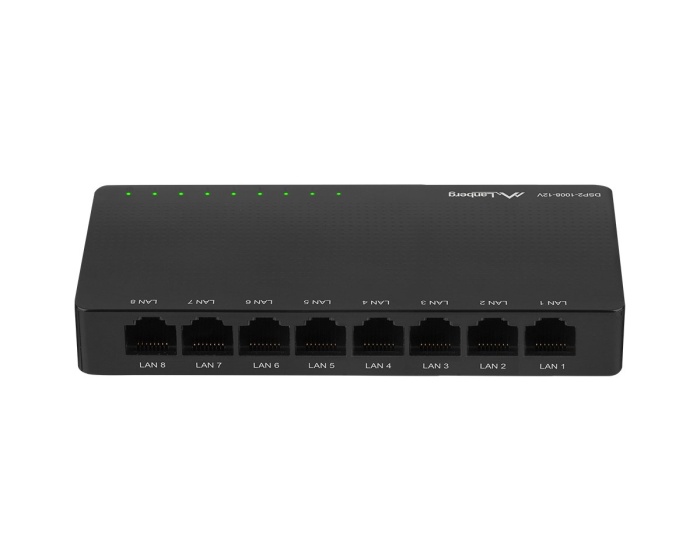 Network Switch 8-portar 100/1000 Mbps V12