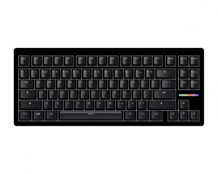 Wooting 80HE 80% Keyboard Zinc Alloy Black - ANSI